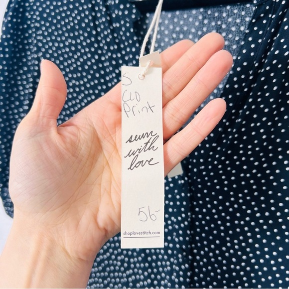 Love Stitich NWT Black Polkadot Drop Waist Shirt Dress Mini - Picture 4 of 10